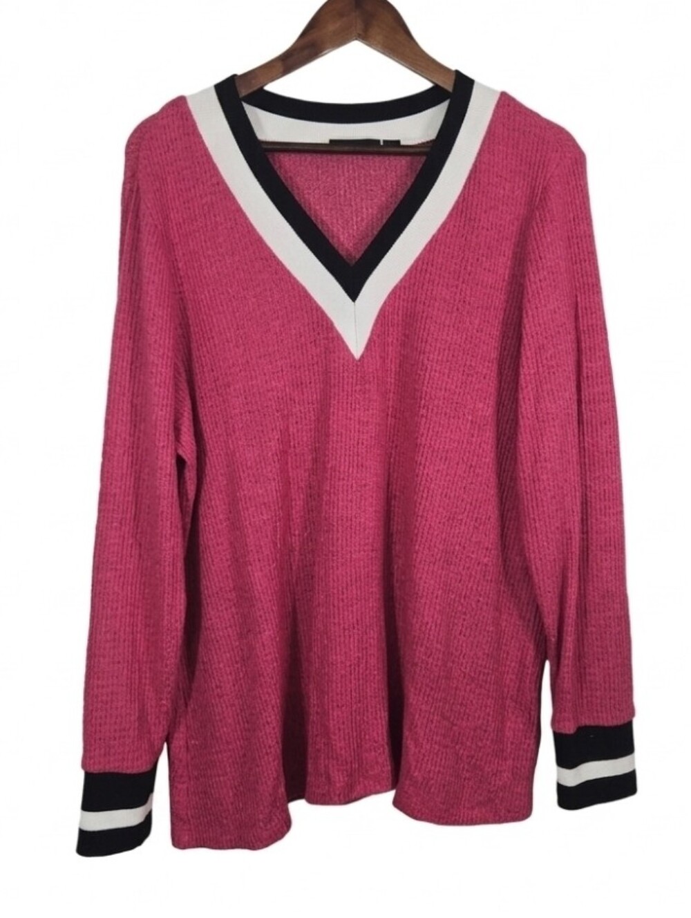 Susan Graver Weekend v-neck sweater